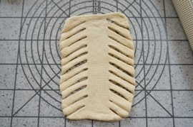 編み編みりんごパン成形